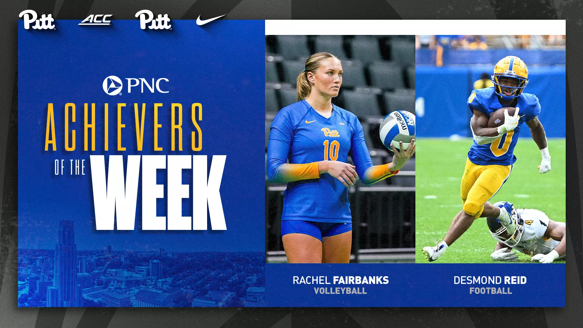 Reid, Fairbanks Named PNC Achievers of the Week