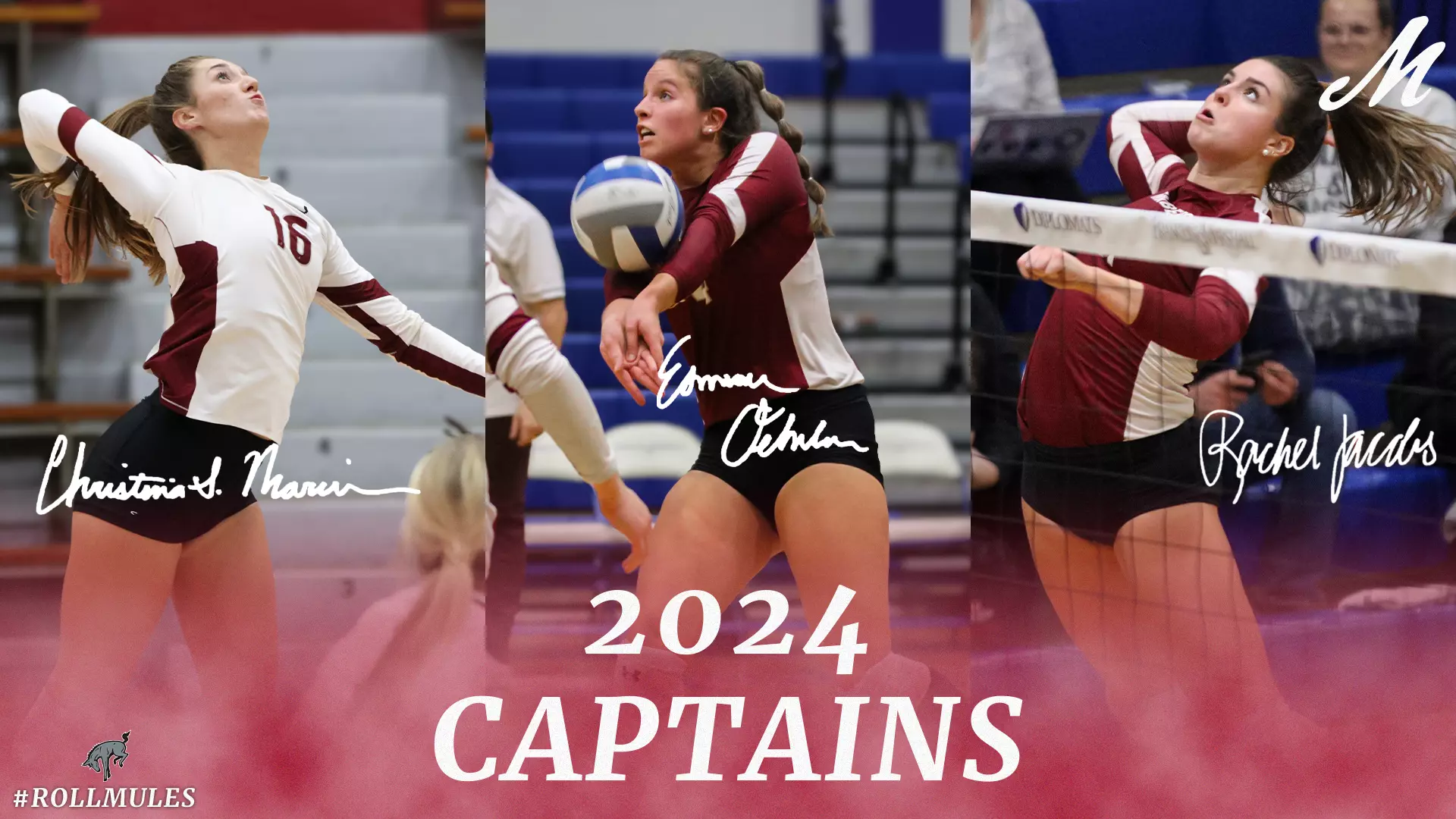 Volleyball Names Three Captains - Muhlenberg College Athletics