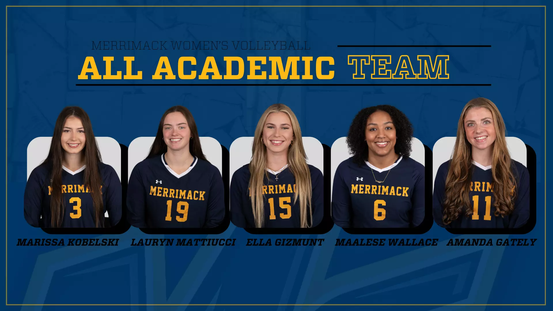 Five Members of Women’s Volleyball Named to All-MAAC Academic Team