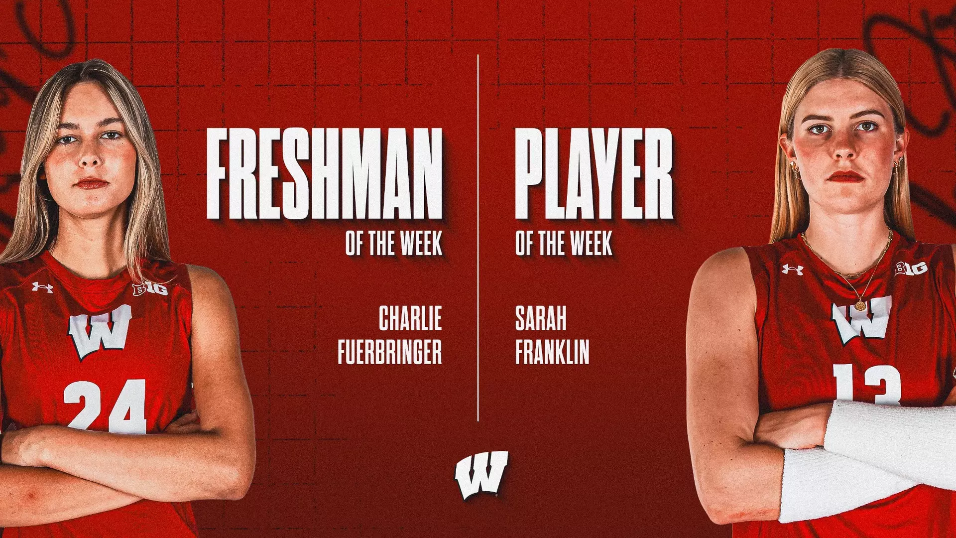 Franklin and Fuerbringer Earn Big Ten Awards for Second-Straight Week