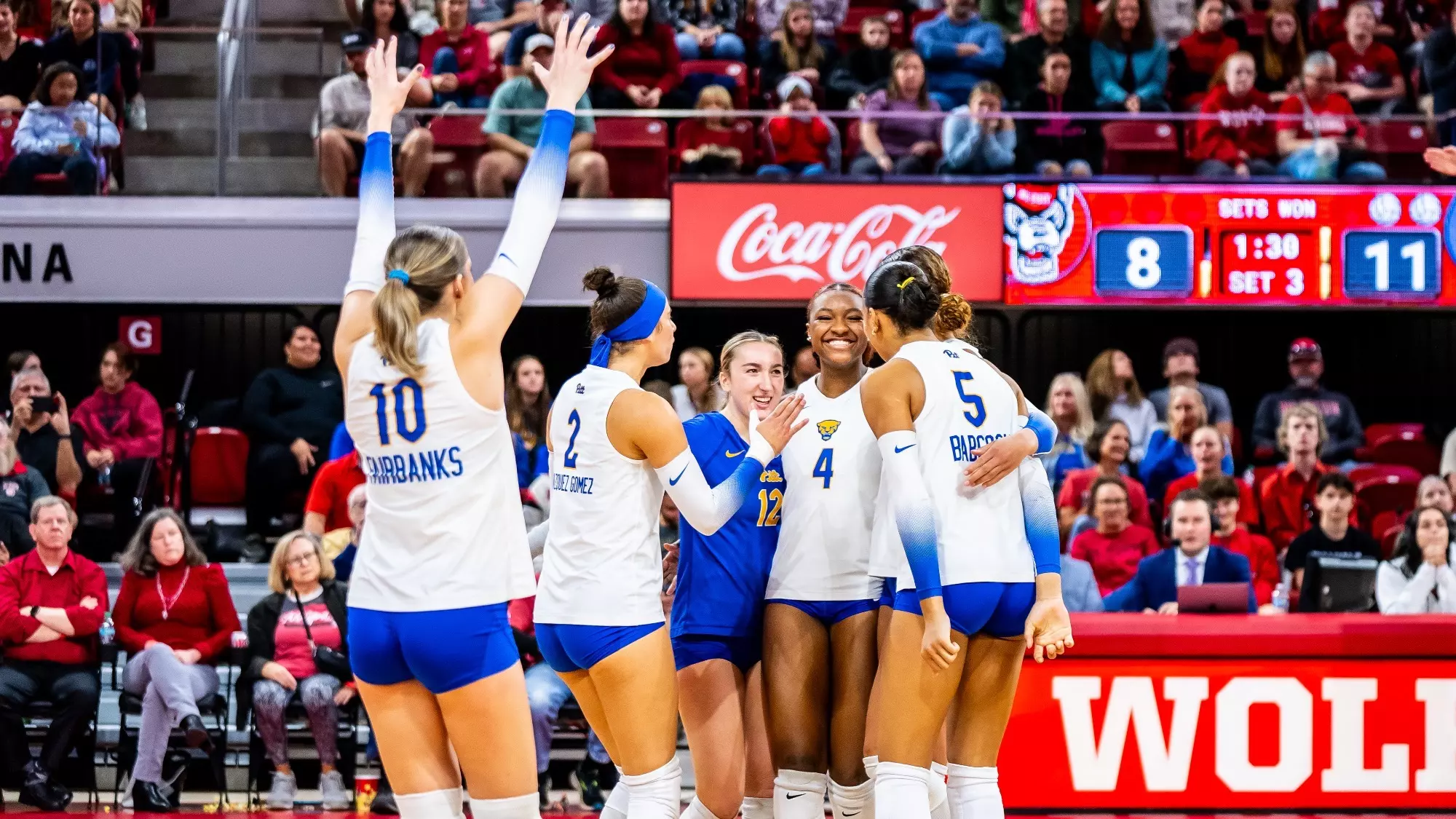 No. 1 Panthers Top NC State in Three Sets