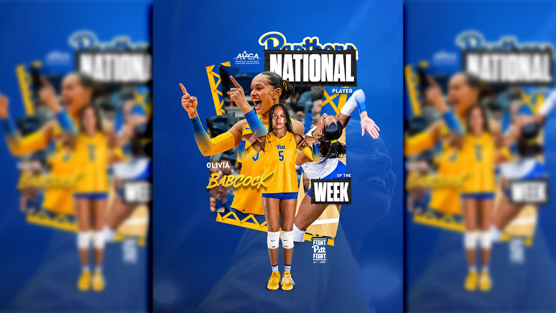 Olivia Babcock Named AVCA National Player of the Week for Third Time in Early Career