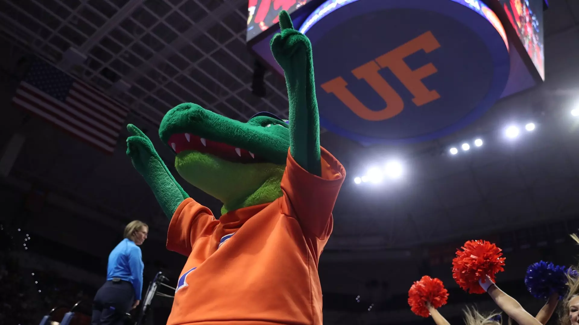 during the Gators' match against the Seminoles on Tuesday, September 17, 2024 at Exactech Arena at the Stephen C. O'Connell Center in Gainesville, Fla. / UAA Communications photo by Catherine McCarthy