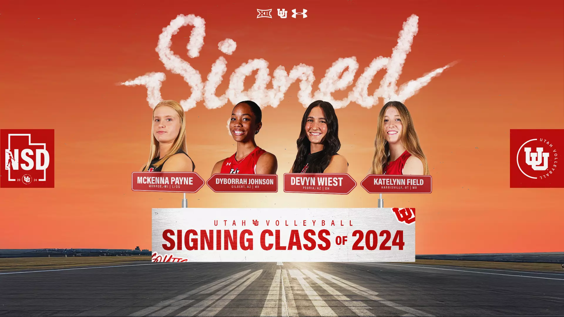 Utah Volleyball Adds Four on National Signing Day