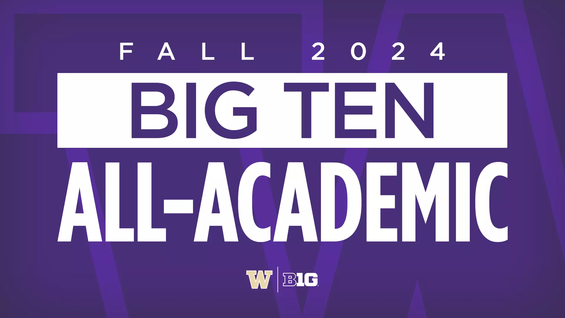 111 UW Student-Athletes Earn Fall 2024 Big Ten All-Academic Honors