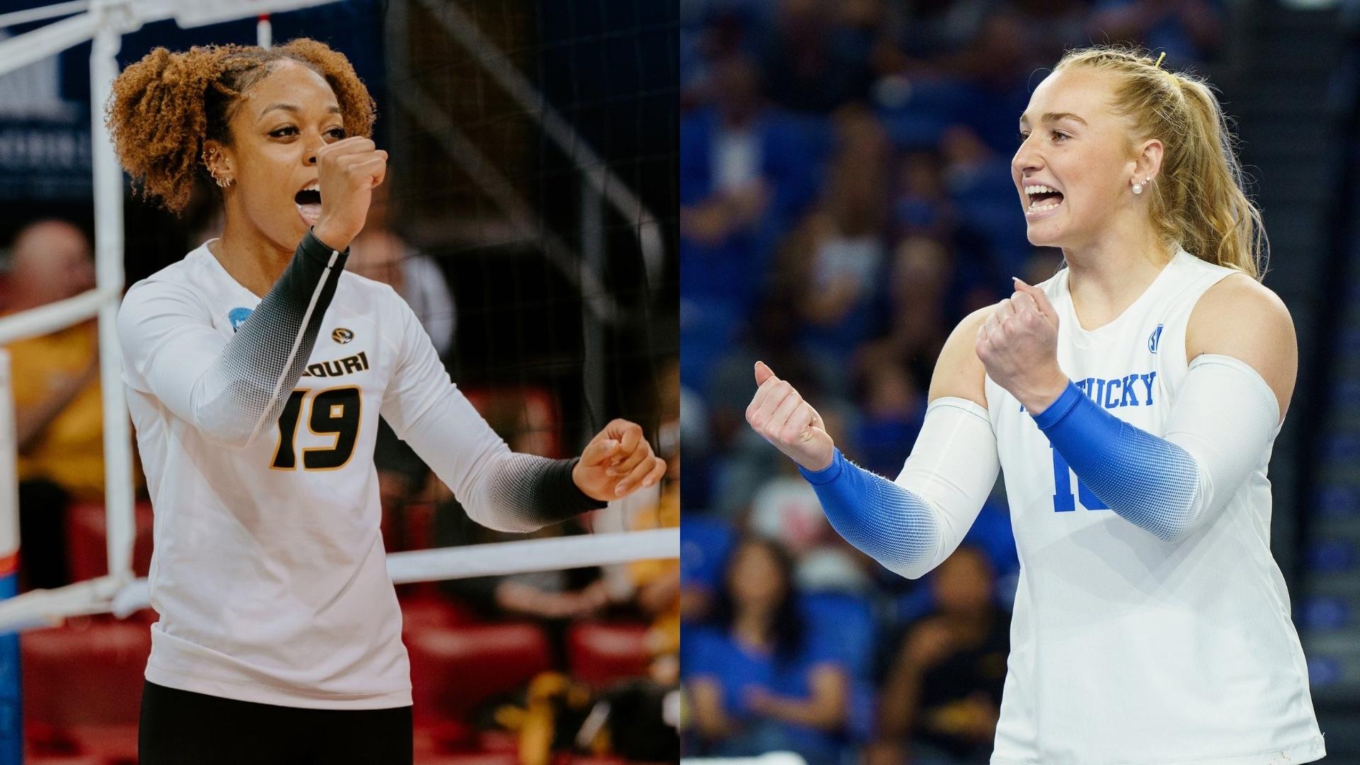 Missouri vs Kentucky NCAA regionals volleyball