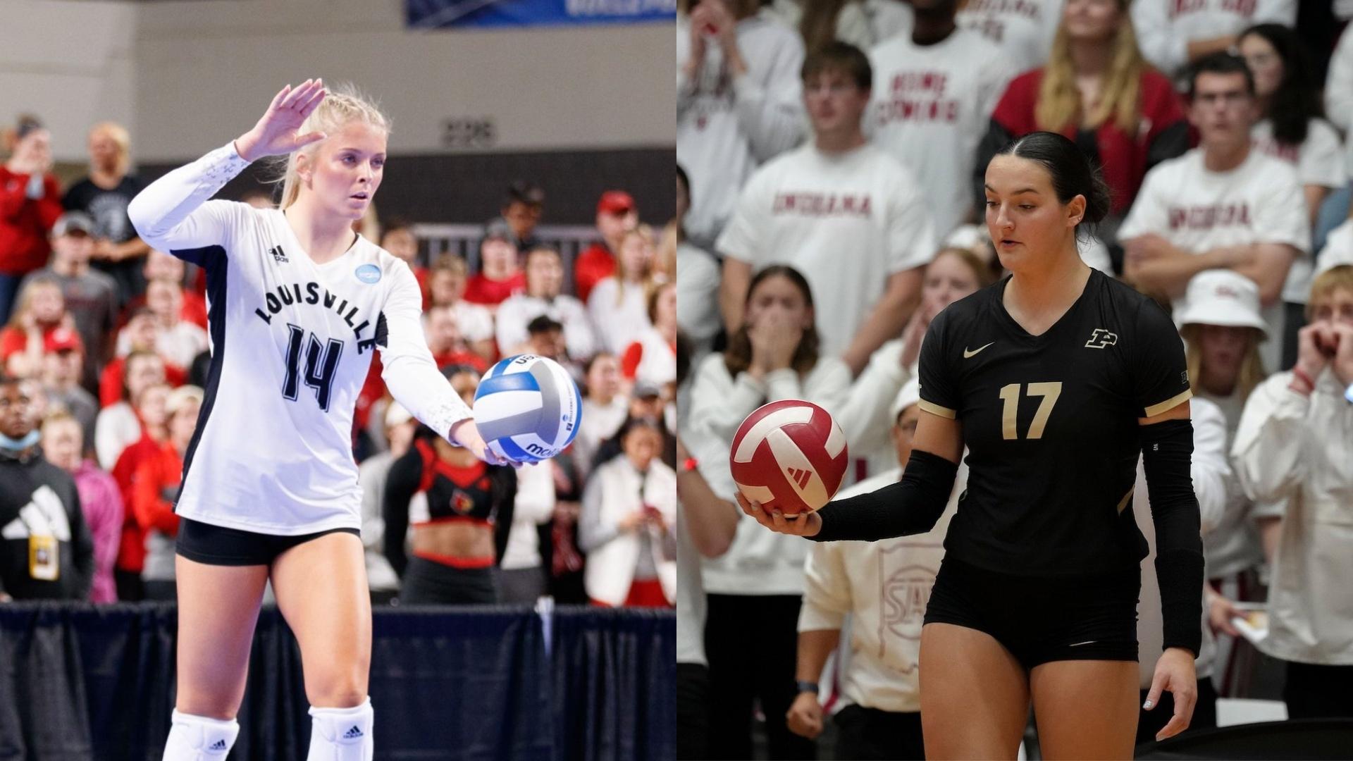 Louisville vs Purdue volleyball regionals