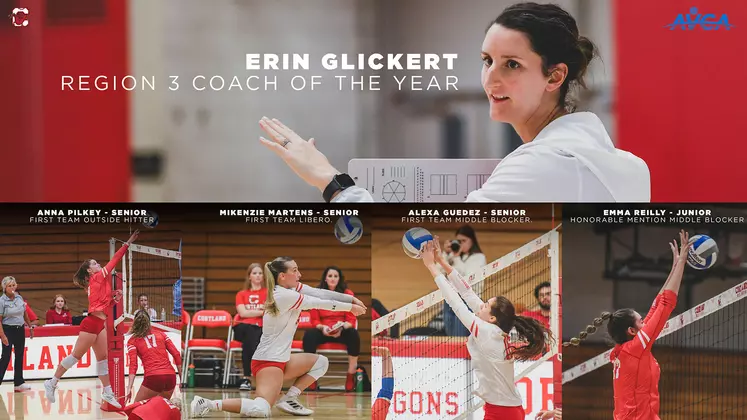 Cortland Earns Four Regional, Three All-America Awards; Glickert Regional Coach of the Year