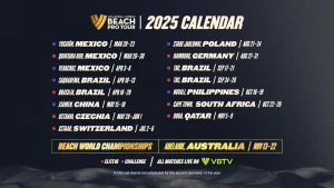 SCHEDULE ANNOUNCED FOR HIGHLY ANTICIPATED BEACH PRO TOUR 2025!