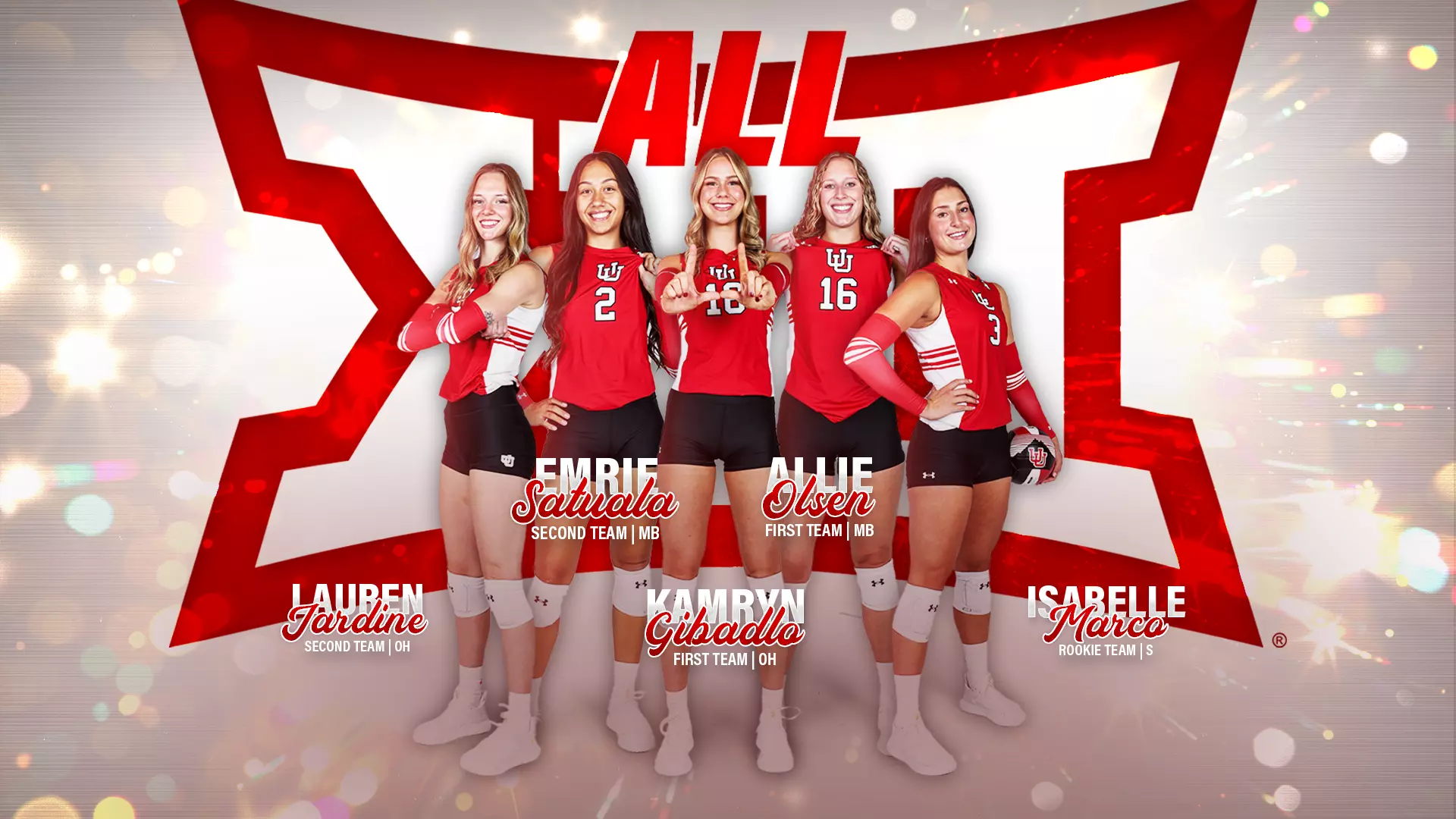 Utes Rewarded for Stellar Season with Five All-Big 12 Selections